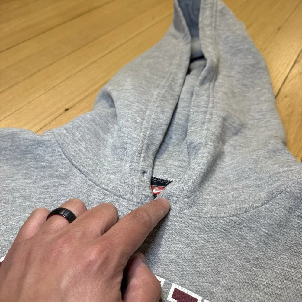 Vintage Nike Center Swoosh Kohawk Baseball Sweater Mens XL Hoodie‎ Y2K 2000s